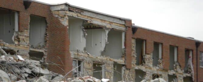 how to safely demolish a building