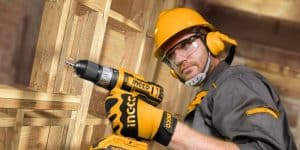 Skilled worker preparing to use a demolition jackhammer for tough demolition tasks