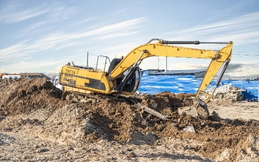 a excavator bulldozer digging dirt ground shoveli 2024 08 28 18 19 30 utc