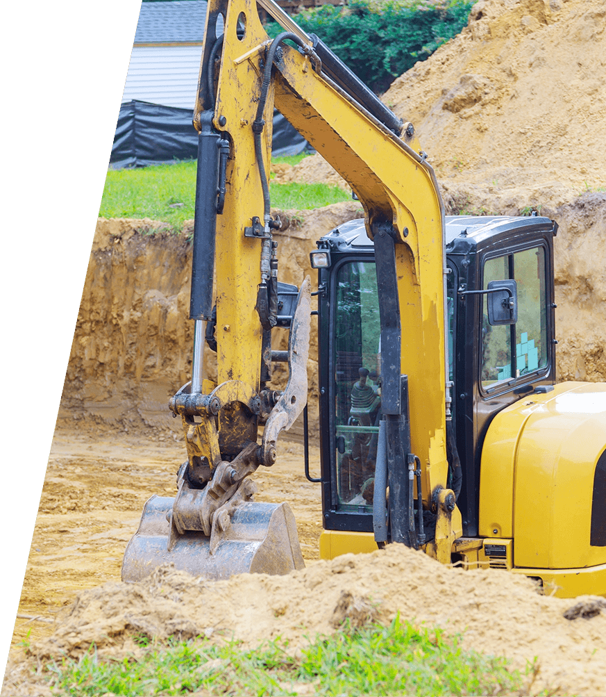 excavator during earthmoving work at foundation pi 2023 11 27 05 30 44 1