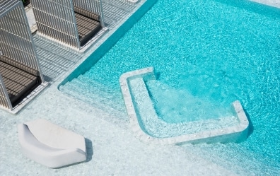 swimming pool top view