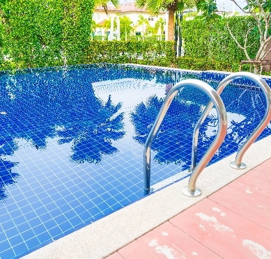 stair swimming pool beautiful luxury hotel pool resort