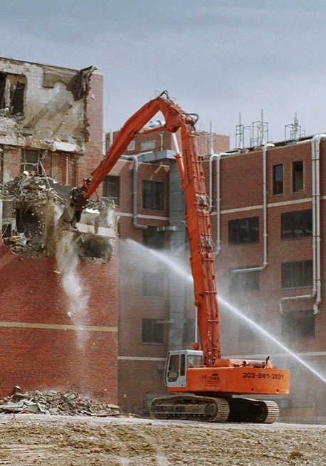 Demolition Newcastle by Excavator